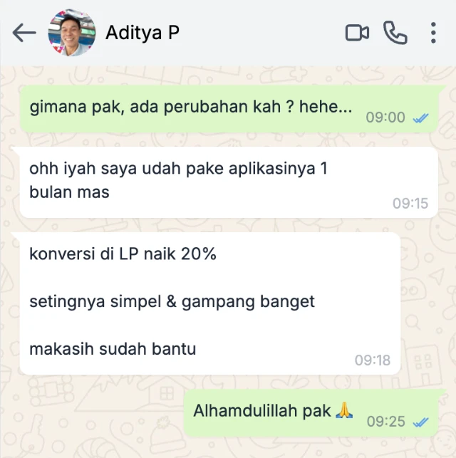 Testimoni Pengguna Chat On 2